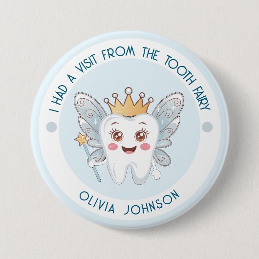 Blue Tooth Fairy Button (Vorderseite)