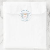 Blue Tooth Fairy Runder Aufkleber (Tasche)