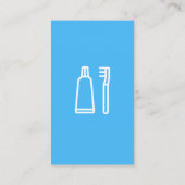 Blue Tooth Logo | Dental Visitenkarte (Rückseite)
