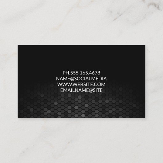 Blue Tooth Logo | Dental Visitenkarte (Rückseite)