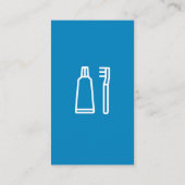 Blue Tooth Logo | Zahnarztkarte Visitenkarte (Rückseite)