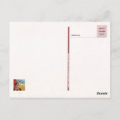 Blue Top Postkarte (Rückseite)