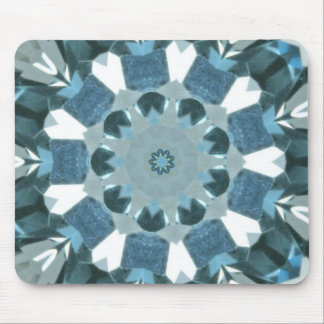 Blue Topaz Kaleidoscope Mousepad