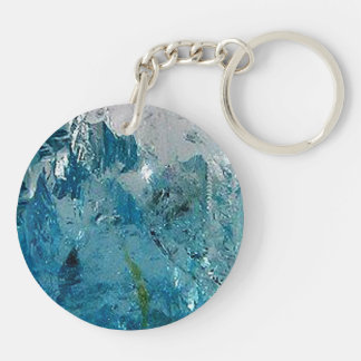 Blue Topaz Schlüsselanhänger