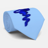 Blue Tornado Krawatte (Gerollt)
