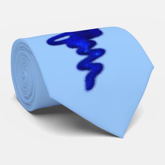 Blue Tornado Krawatte (Gerollt)