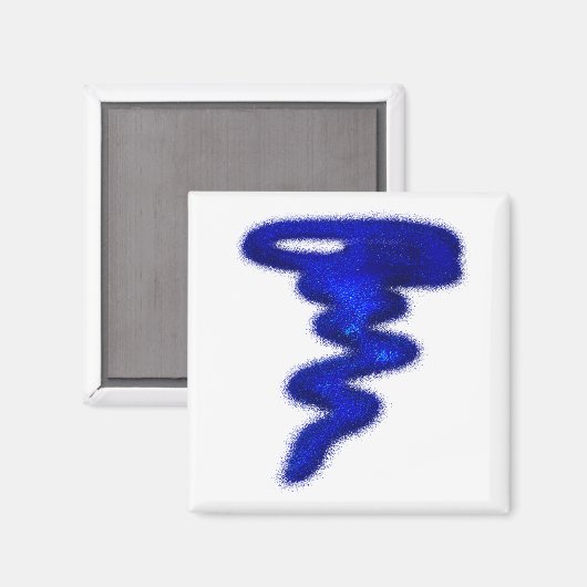 Blue Tornado Magnet (Vorderseite/Rückseite)