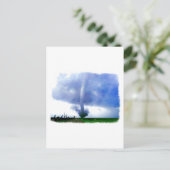 Blue Tornado Postkarte (Stehend Vorderseite)