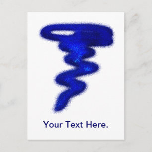 Blue Tornado Postkarte