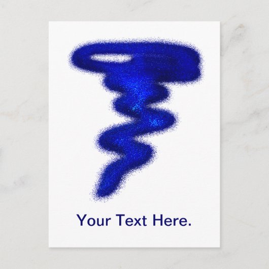 Blue Tornado Postkarte (Vorderseite)