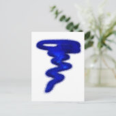 Blue Tornado Postkarte (Stehend Vorderseite)