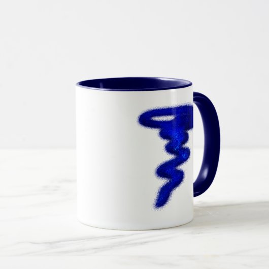 Blue Tornado Tasse (VorderseiteRechts)