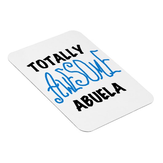 Blue Total Phantastisch Abuela Geschenke Magnet (Rechte Seite)