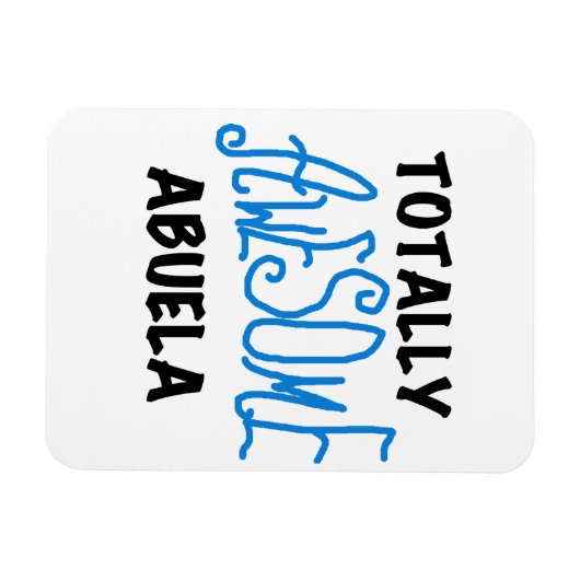 Blue Total Phantastisch Abuela Geschenke Magnet (Horizontal)