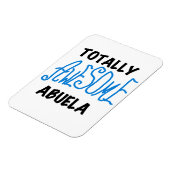 Blue Total Phantastisch Abuela Geschenke Magnet (Linke Seite)