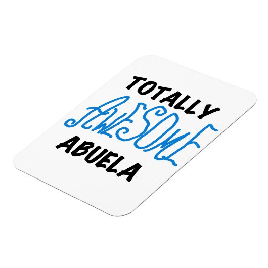 Blue Total Phantastisch Abuela Geschenke Magnet (Linke Seite)