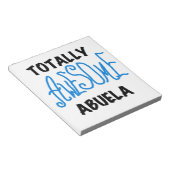 Blue Total Phantastisch Abuela Geschenke Notizblock (angewinkelt)