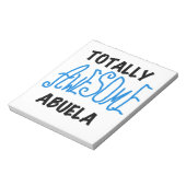 Blue Total Phantastisch Abuela Geschenke Notizblock (Rotiert)