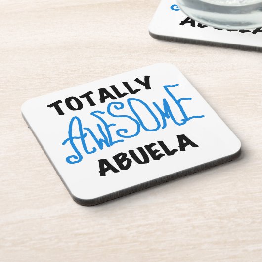 Blue Total Phantastisch Abuela Geschenke Untersetzer (Linke Seite)