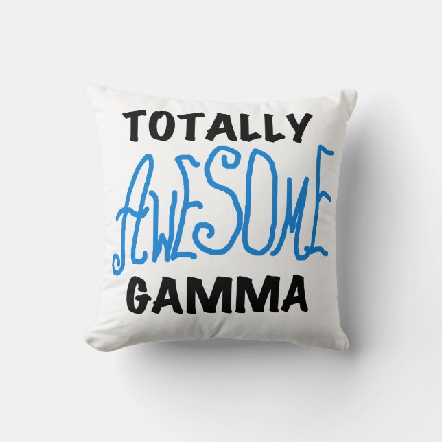 Blue Total Phantastisch Gamma Geschenke Kissen (Vorderseite)