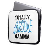 Blue Total Phantastisch Gamma Geschenke Laptopschutzhülle (Vorderseite Links)