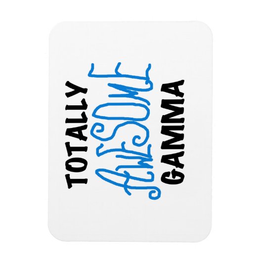 Blue Total Phantastisch Gamma Geschenke Magnet (Vertikal)