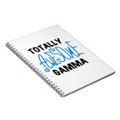Blue Total Phantastisch Gamma Geschenke Notizblock (Rechte Seite)