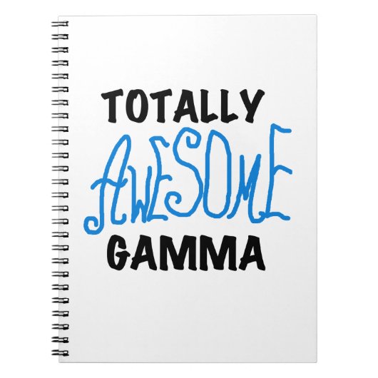 Blue Total Phantastisch Gamma Geschenke Notizblock (Vorderseite)