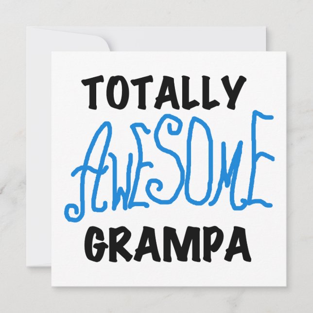 Blue Total Phantastisch Grampa T - Shirt und Gesch (Vorderseite)