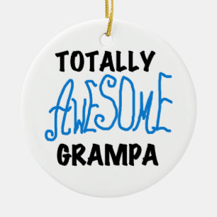Blue Total Phantastisch Grampa T - Shirt und Gesch Keramikornament