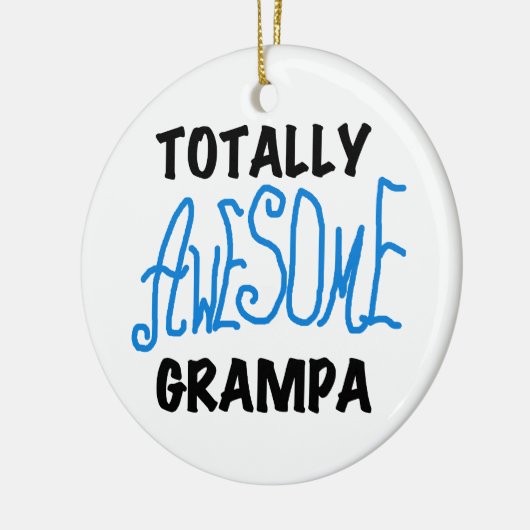 Blue Total Phantastisch Grampa T - Shirt und Gesch Keramikornament (Links)