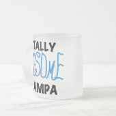 Blue Total Phantastisch Grampa T - Shirt und Gesch Mattglastasse (Vorderseite Links)