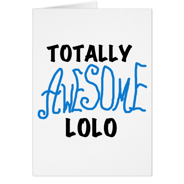 Blue Total Phantastisch Lolo T - Shirt und Geschen (Vorne)