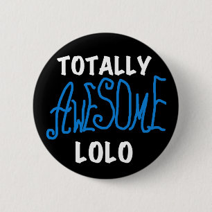 Blue Total Phantastisch Lolo T - Shirt und Geschen Button