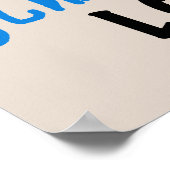 Blue Total Phantastisch Lolo T - Shirt und Geschen Poster (Ecke)