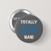 Blue Total Phantastisch Nani T - Shirt und Geschen Button (Vorne & Hinten)