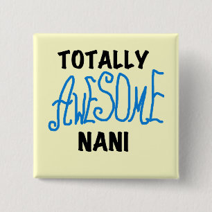 Blue Total Phantastisch Nani T - Shirt und Geschen Button