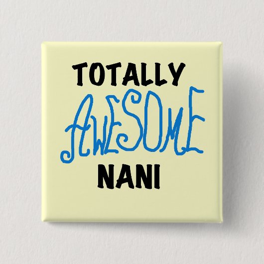 Blue Total Phantastisch Nani T - Shirt und Geschen Button (Vorderseite)