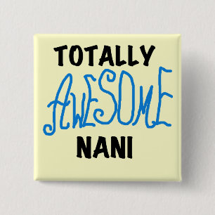 Blue Total Phantastisch Nani T - Shirt und Geschen Button