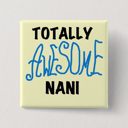 Blue Total Phantastisch Nani T - Shirt und Geschen Button (Vorderseite)