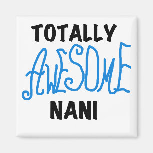 Blue Total Phantastisch Nani T - Shirt und Geschen Magnet