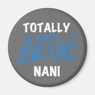 Blue Total Phantastisch Nani T - Shirt und Geschen Magnet