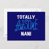 Blue Total Phantastisch Nani T - Shirt und Geschen Postkarte (Vorne/Hinten)