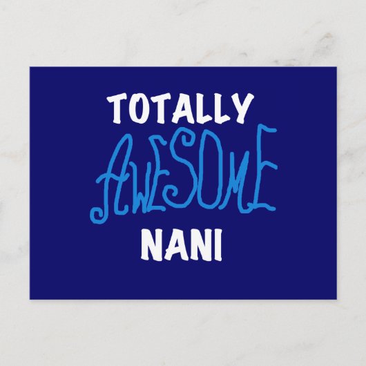 Blue Total Phantastisch Nani T - Shirt und Geschen Postkarte (Vorderseite)
