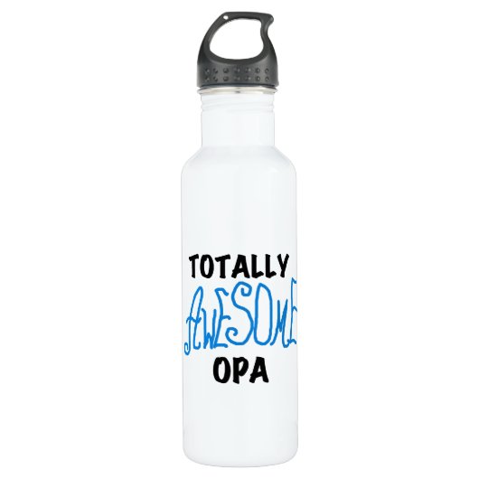 Blue Total Phantastisch Opa T - Shirt und Edelstahlflasche (Vorderseite)