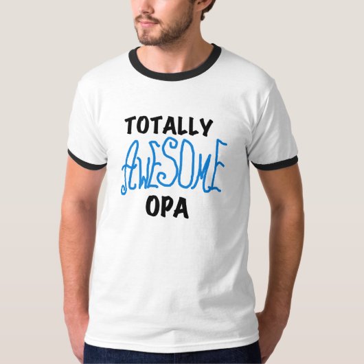 Blue Total Phantastisch Opa T - Shirt und Geschenk (Vorderseite)