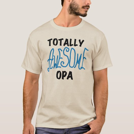 Blue Total Phantastisch Opa T - Shirt und Geschenk (Vorderseite)