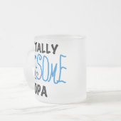 Blue Total Phantastisch Opa T - Shirt und Geschenk Mattglastasse (Vorderseite Links)