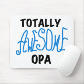 Blue Total Phantastisch Opa T - Shirt und Geschenk Mousepad (Mit Mouse)