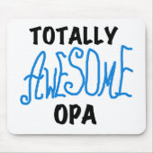 Blue Total Phantastisch Opa T - Shirt und Geschenk Mousepad (Vorne)